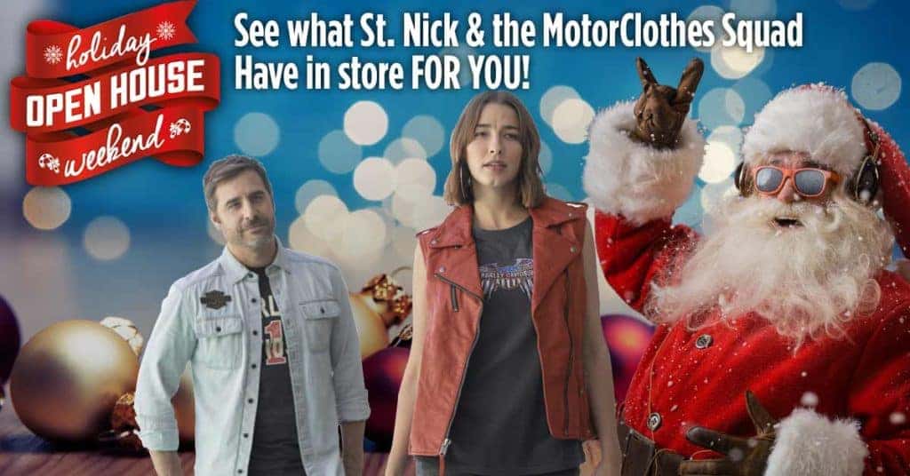 Holiday Open House MotorClothes Features