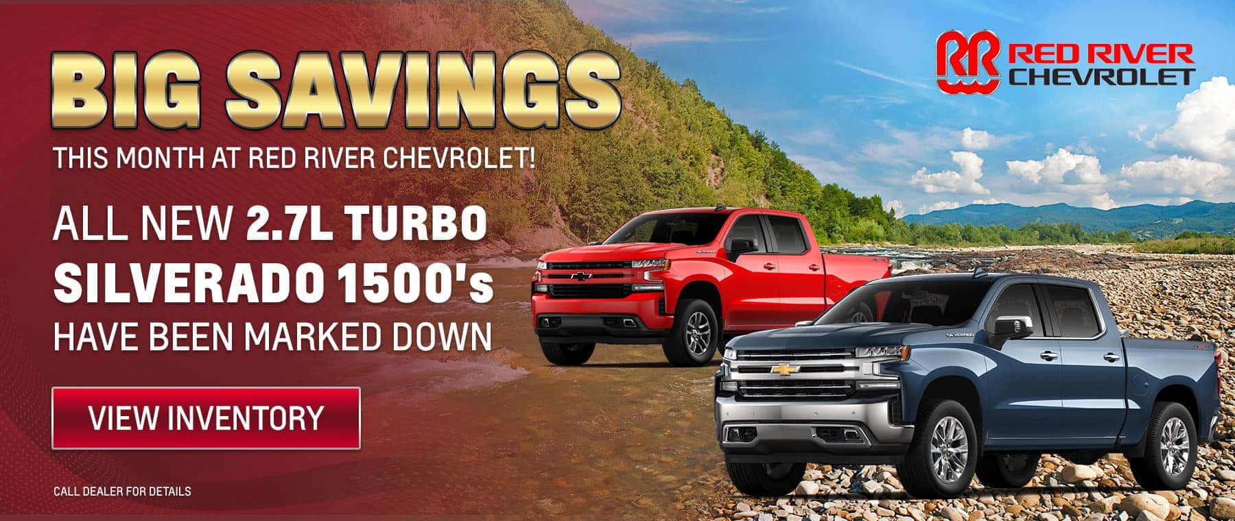 BIG SAVINGS THIS MONTH AT RED RIVER CHEVROLET!