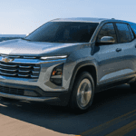 Chevrolet Equinox driving by the ocean