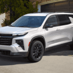 2026 Chevy Traverse parked