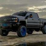 Chevy Commercial Grade Truck on a landscape
