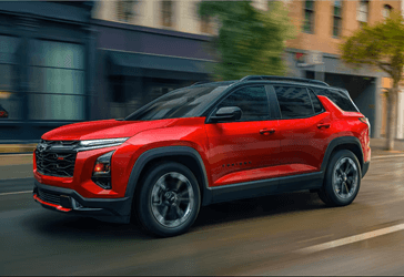 Chevy Equinox on the road