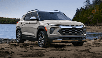 2026 Chevy Trailblazer by the lake