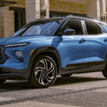 Chevrolet SUV parked on a street