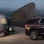 2020 Chevy Traverse in mountains