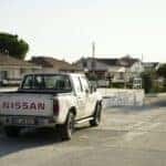 White Nissan Truck