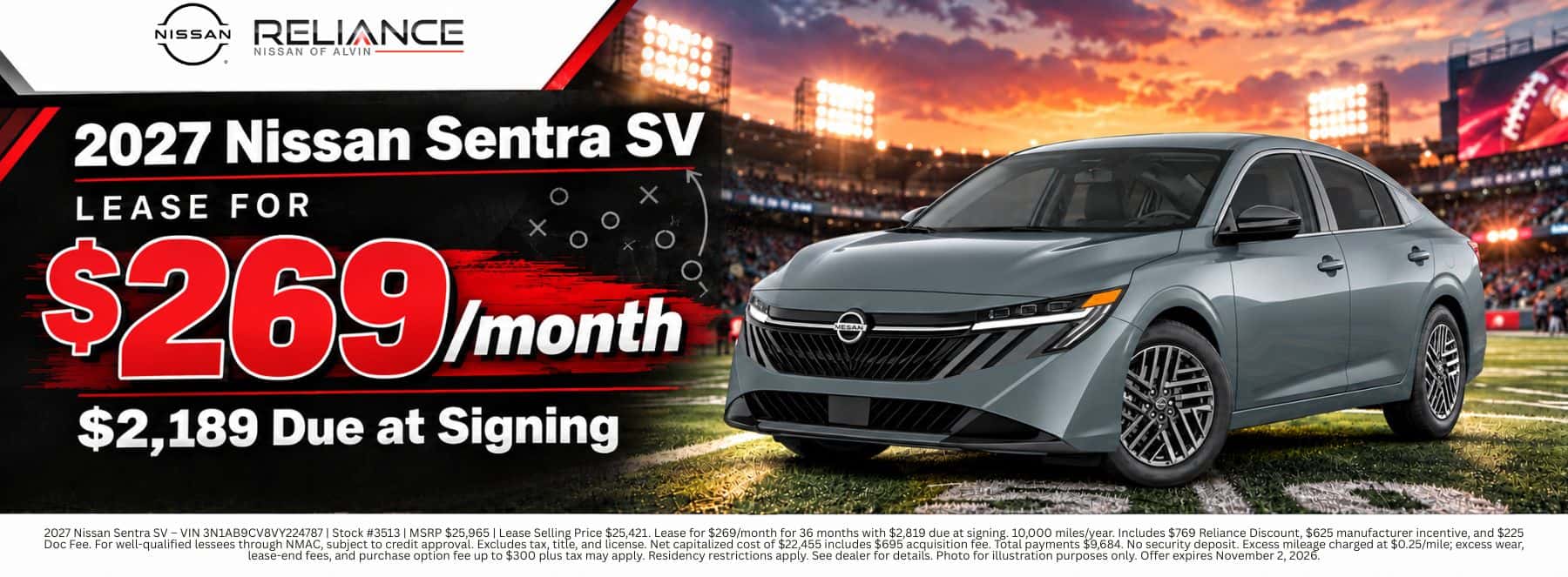 Reliance Nissan October Incentives