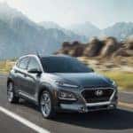 Hyundai Kona Driving in Valley