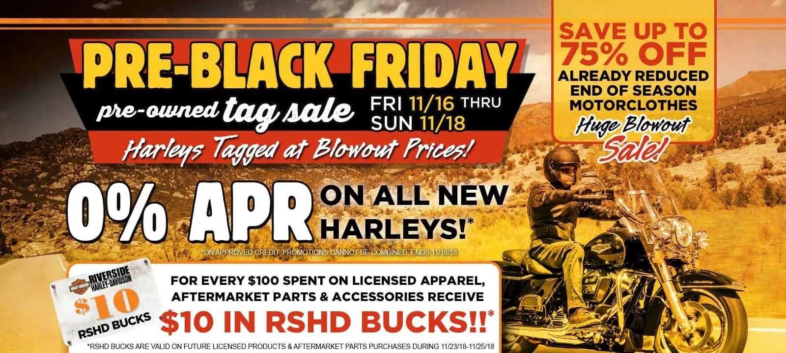 harley davidson black friday