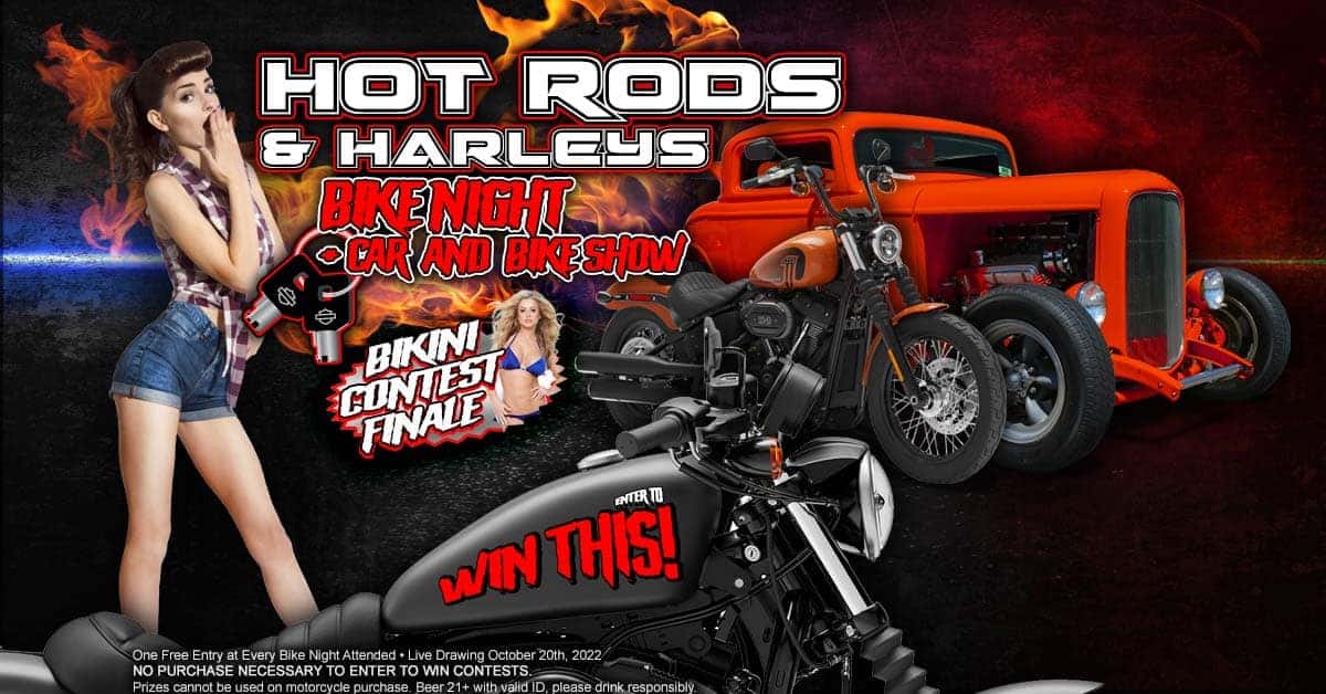 Hot Rods & Harleys Bike Night