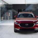 2024 mazda cx-30 parked in modern architecture