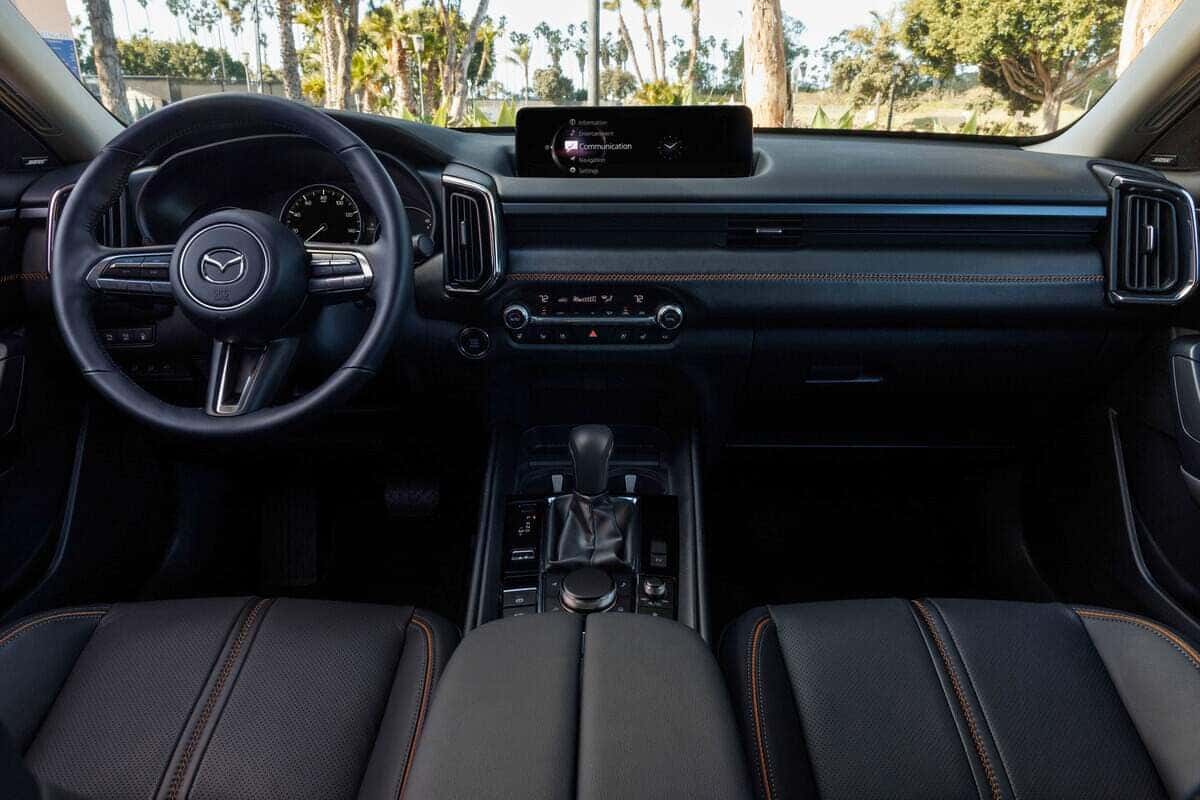 The beautiful and streamlined interior of the 2025 Mazda CX-50