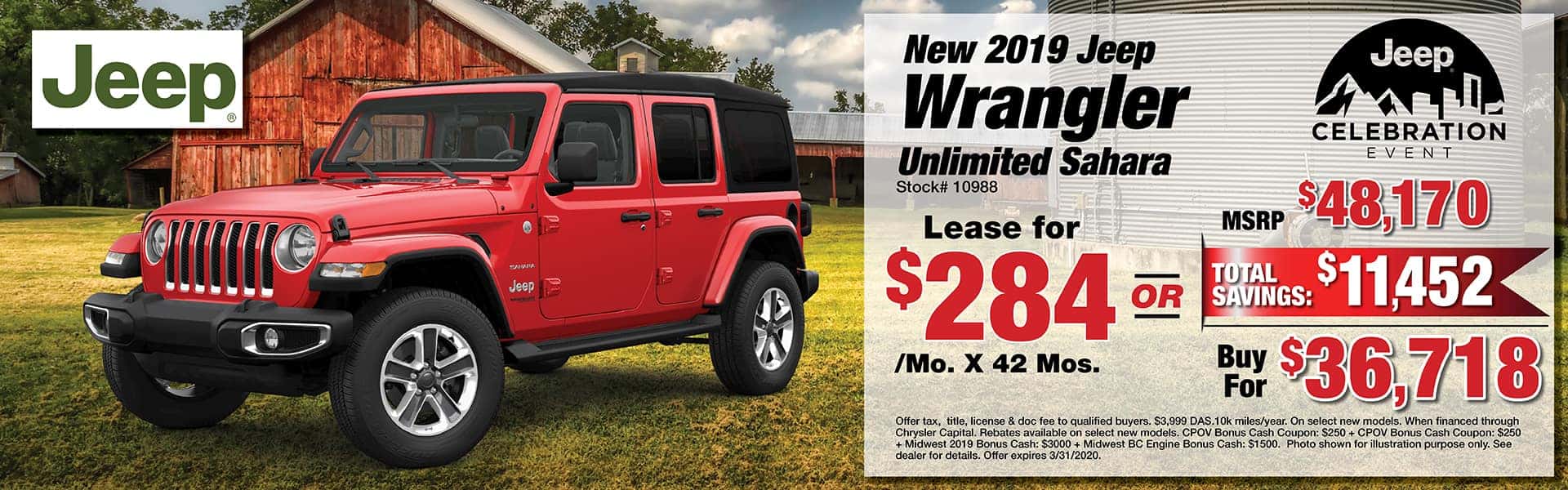 New 2019 Jeep Wrangler