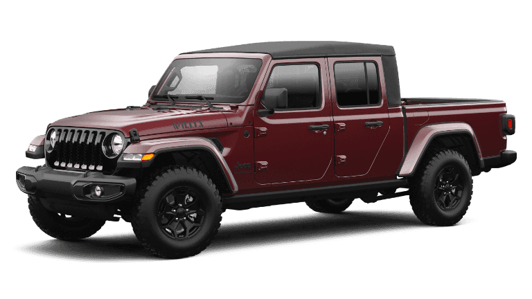 2021 Jeep Gladiator Willys Sport in Snazzberry