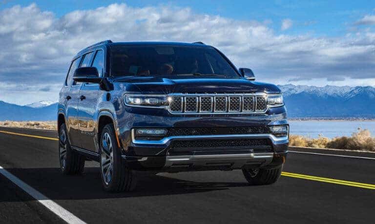 2022 Grand Wagoneer exterior coastal highway