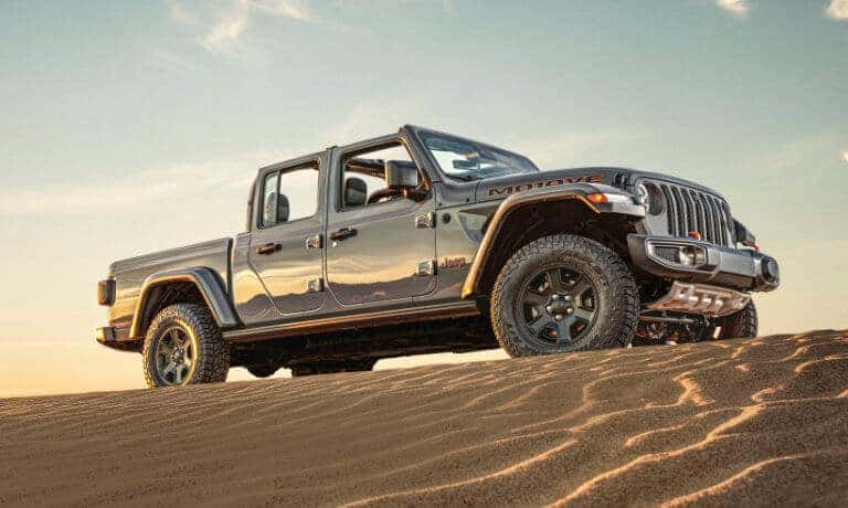 2022 Jeep Gladiator parked on a sand dune