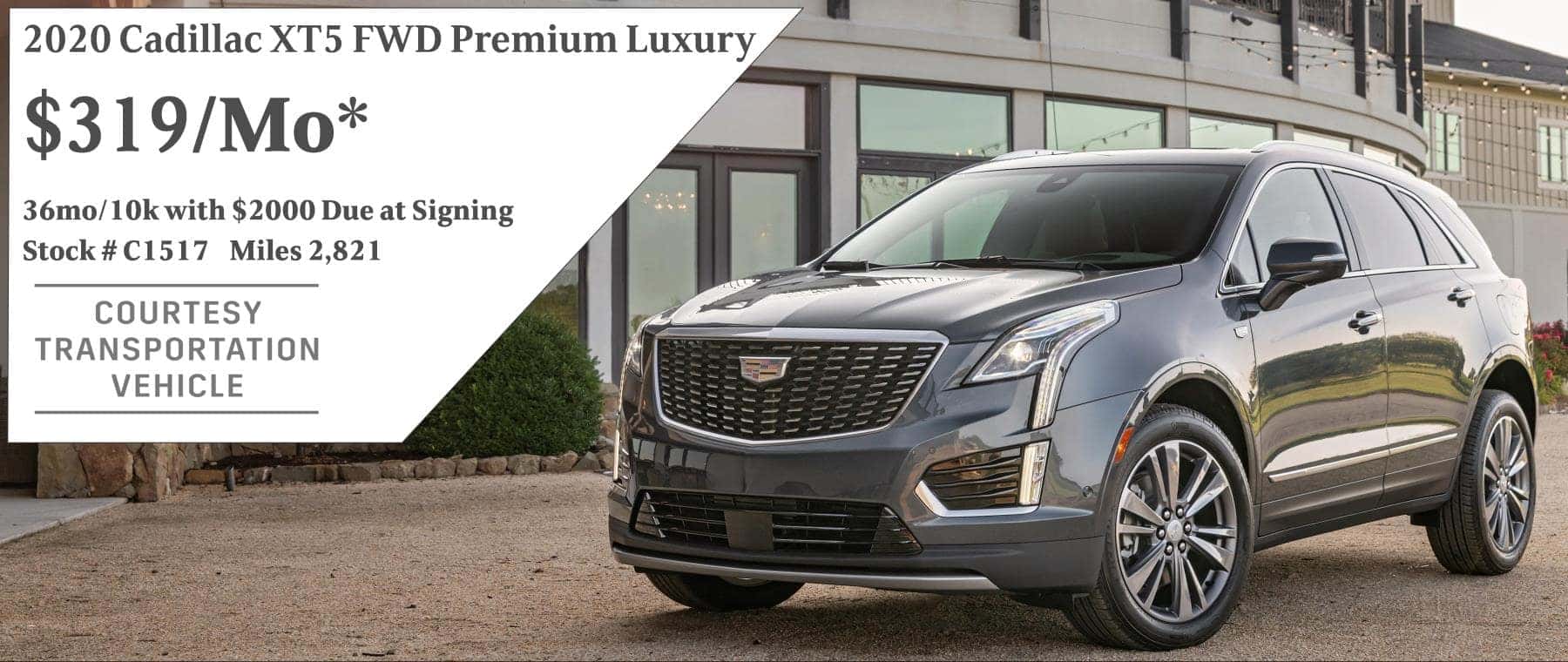 September 2020 XT5 Lease Offer $319/mo