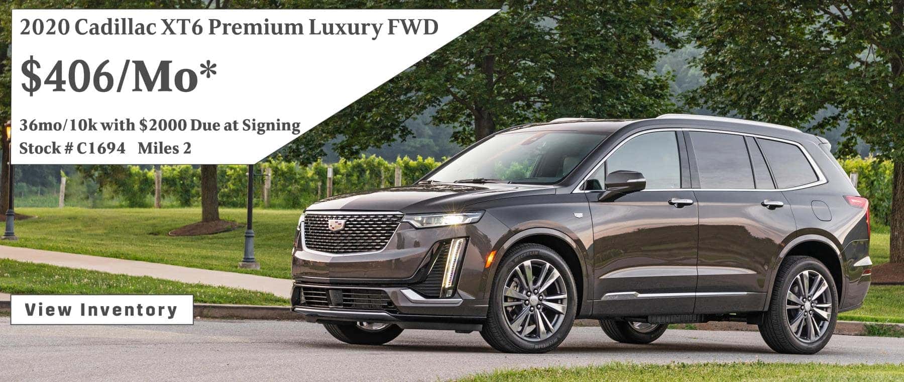 November XT6 Lease Special $406/mo*