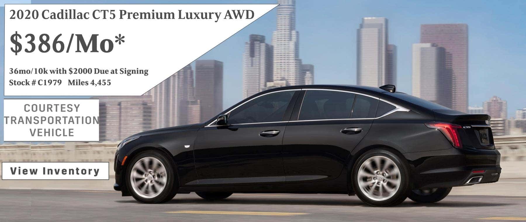 March Cadillac CT5 Lease Special $386/mo*