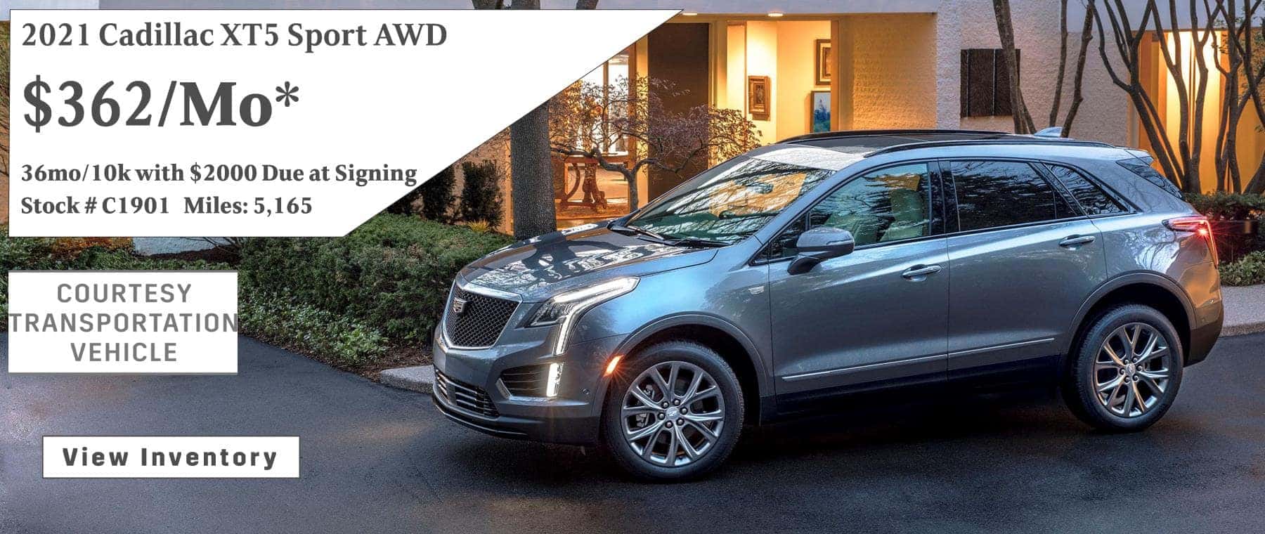May Cadillac XT5 Lease Special $362/mo*