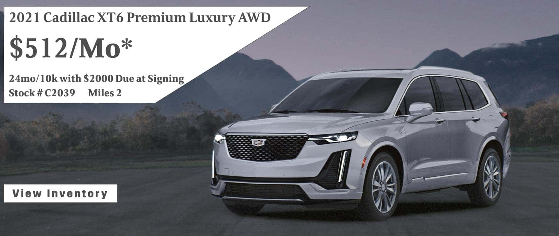 June 2021 Cadillac XT6 Lease Special $512/mo*