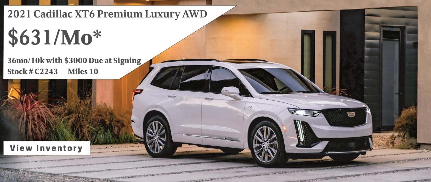 September 2021 XT6 Lease Special $631/mo*