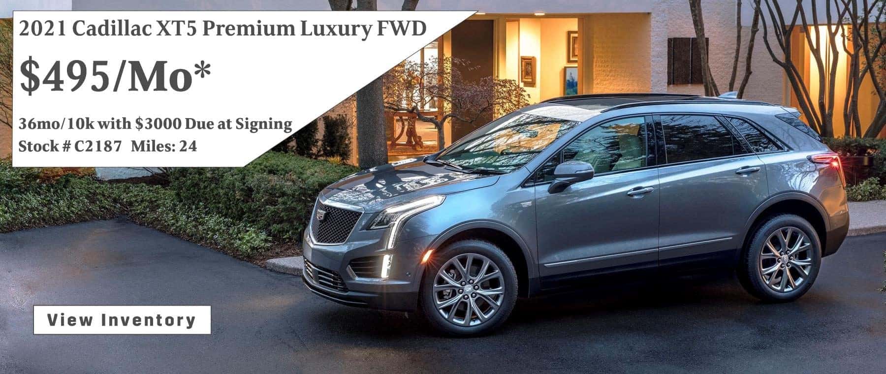 October 2021 XT5 Lease Special $495/mo.*