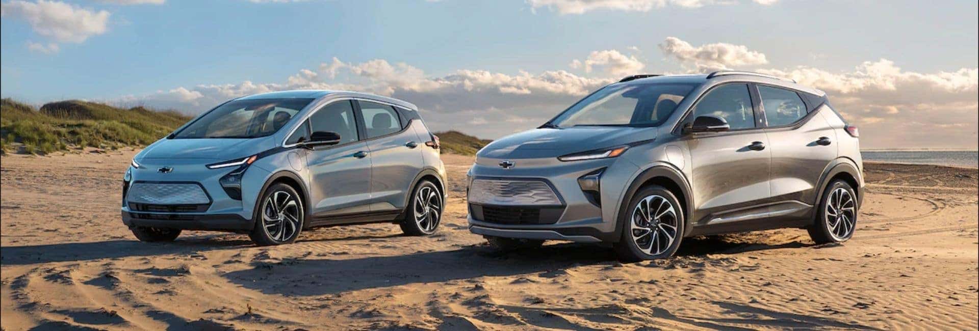 2022 Chevrolet Bolt On The Beach With Sand