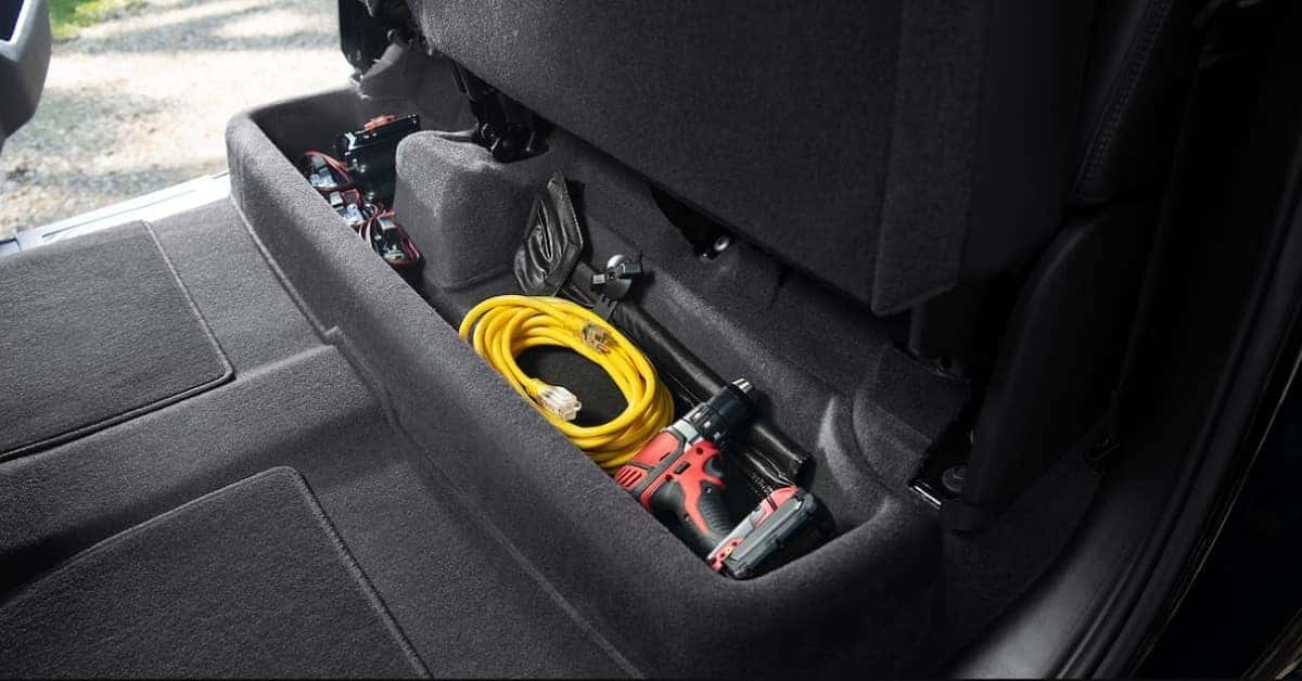 2022 Chevrolet Silverado 3500 Back Seat Storage
