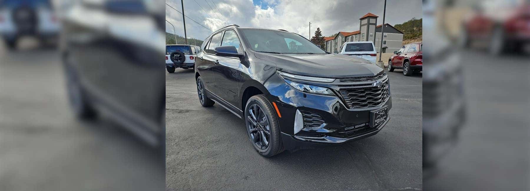 Black 2024 Chevrolet Equinox Parked at Sierra Blanca Motors | Chevrolet Dealership Near El Paso, TX