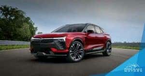 Red 2024 Chevrolet Blazer sitting on pavement
