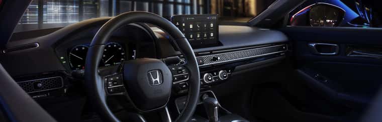 Photo of the interior of the 2026 Honda Civic