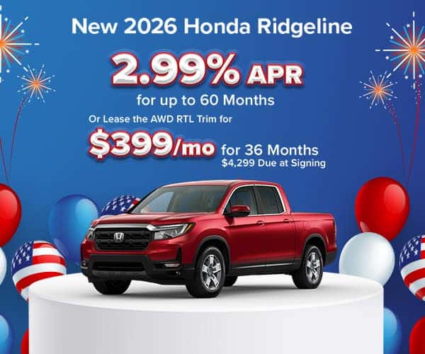 New 2026 Honda Ridgeline
