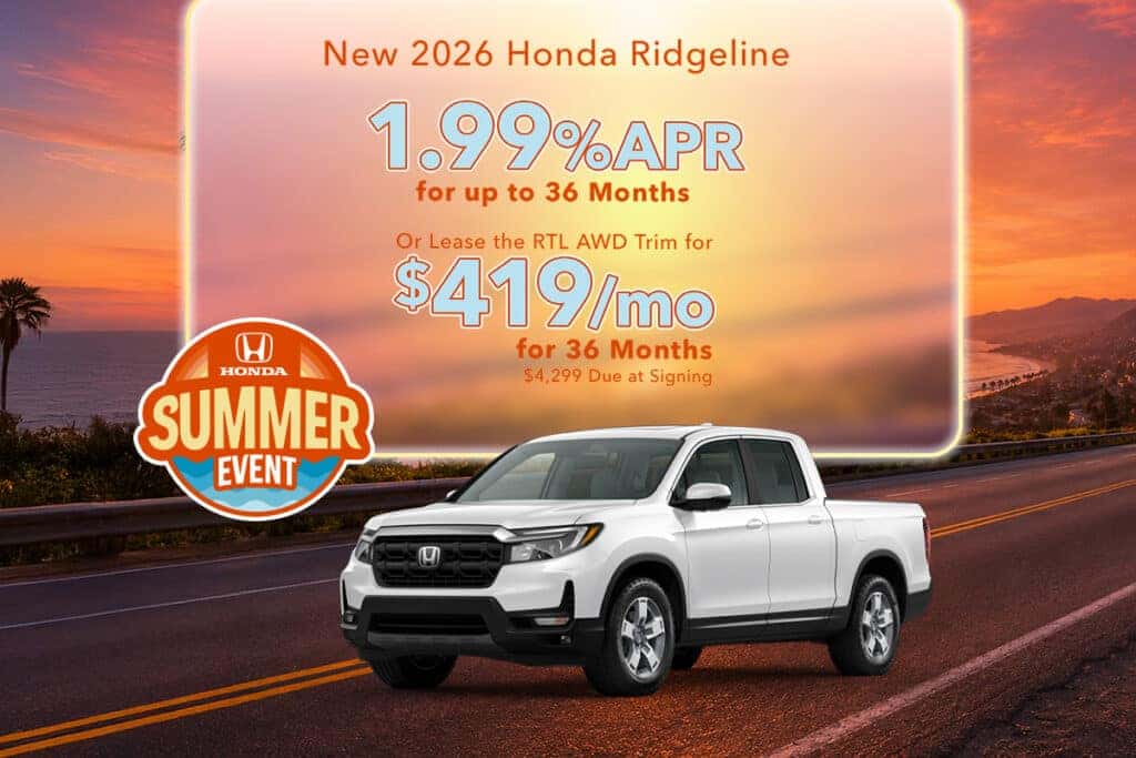 New 2026 Honda Ridgeline