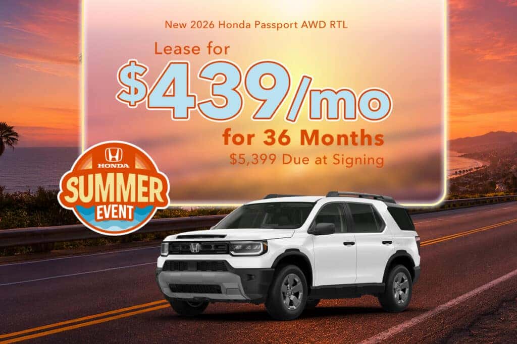 New 2026 Honda Passport AWD RTL
