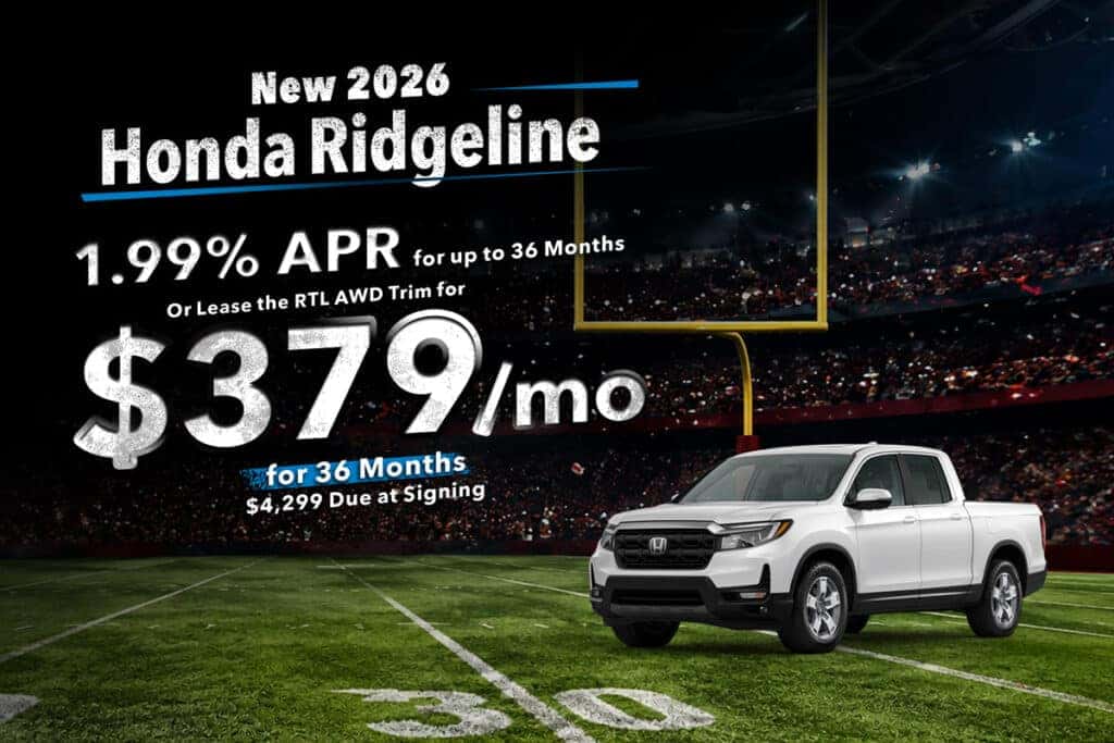 New 2026 Honda Ridgeline