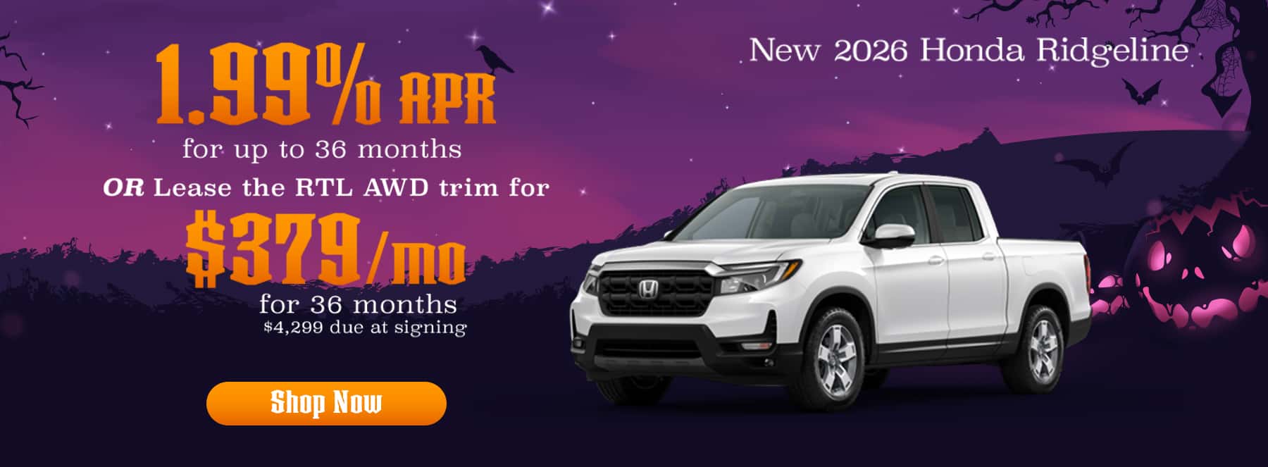 New 2026 Honda Ridgeline