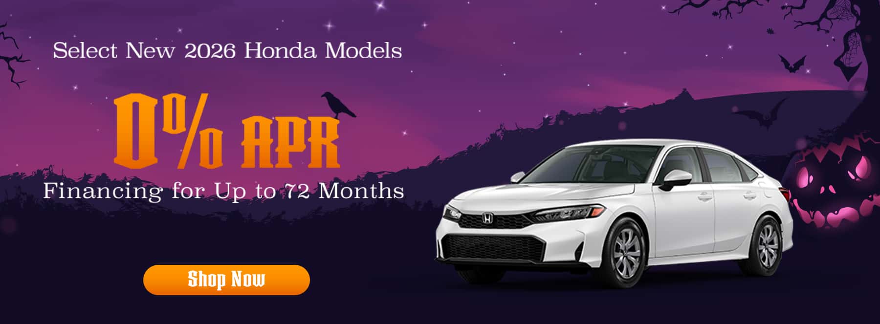 Select New 2026 Honda Models