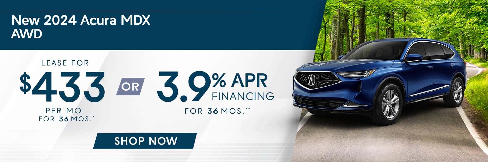 New 2024 Acura MDX Special