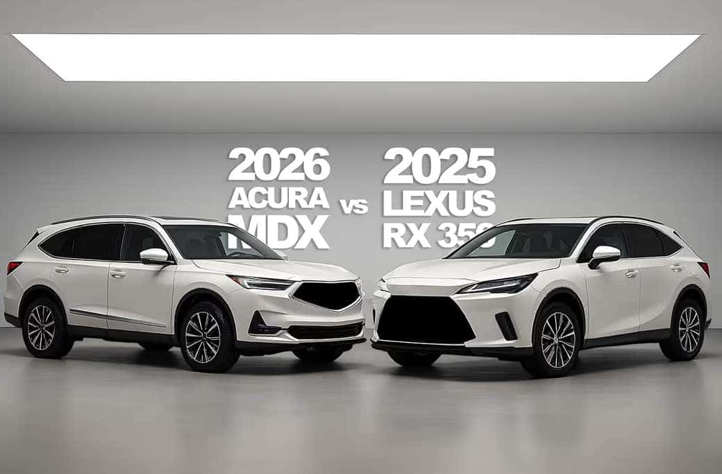 2026 Acura MDX vs. 2026 Lexus RX