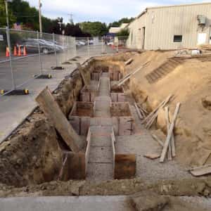 September 22, 2015 - This side of the new building will house the completely new car wash!