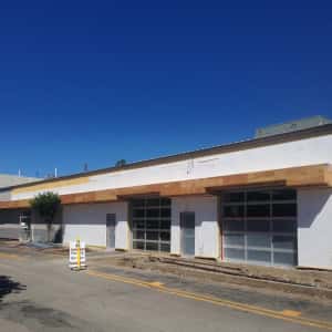 June 22, 2016 - The new service drive entrance prepped for stucco work.