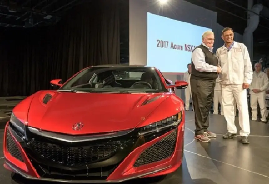 First Production 2017 Acura NSX Rolls Off The Line - Sunnyside Acura