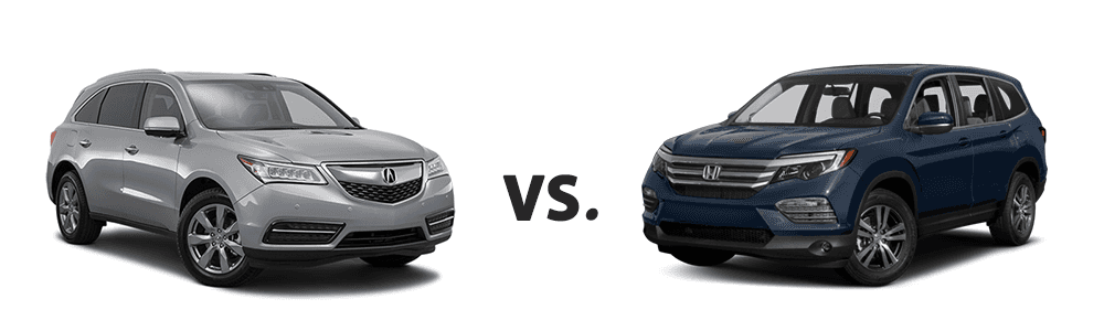 Used Acura MDX vs. New Honda Pilot - Sunnyside Acura