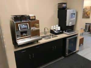 Espresso in the client waiting area Sunnyside Acura Nashua NH