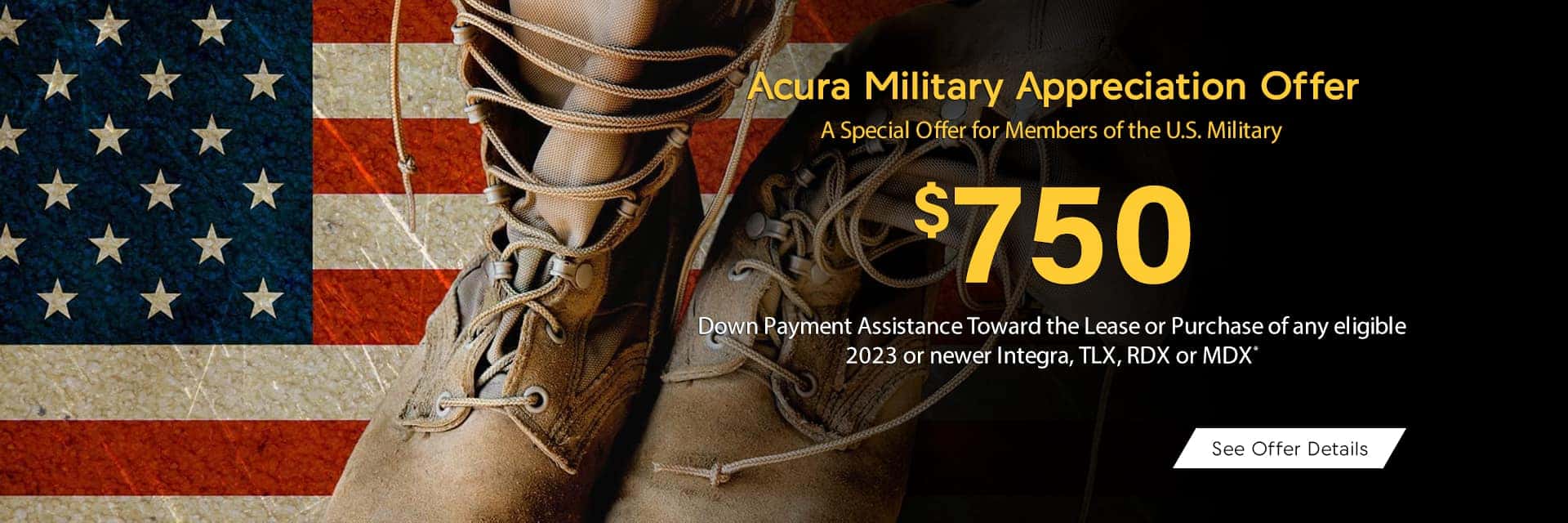 Acura Military Appreciation Offer Sunnyside Acura Nashua NH 03063