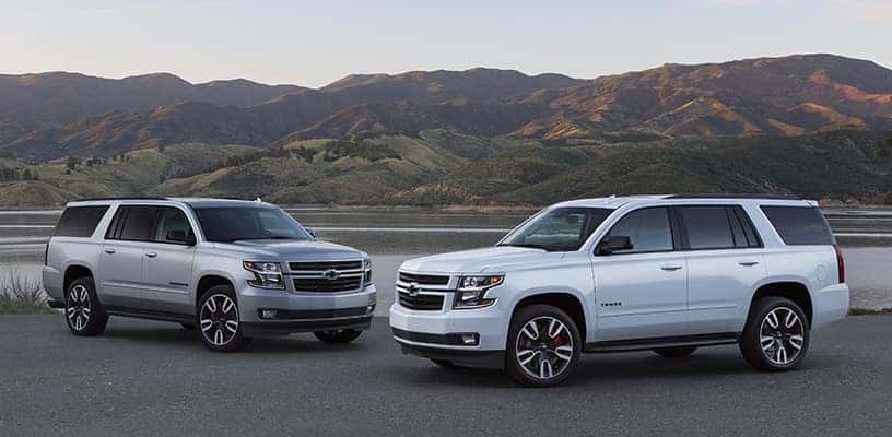 The Performance Package is available as an upgrade to the Tahoe and Suburban RST. Styling is based largely on trends in the aftermarket space - virtually all chrome trim has been eliminated for a sporty, street appearance. Customers can order the Performance Package on the Tahoe RST now, and on the Suburban RST in summer 2018.