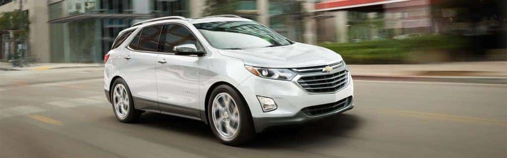 2019 Chevrolet Equinox Driving in White