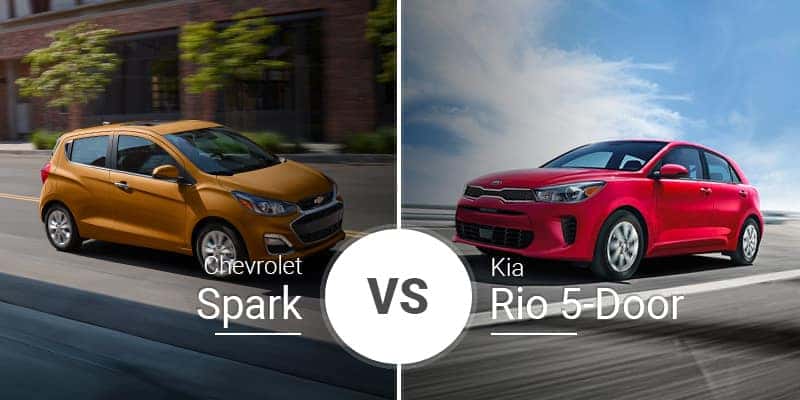 Chevy Spark Vs Kia Rio 5 Door