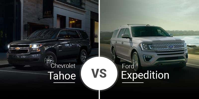 2020 Chevrolet Tahoe Vs. 2020 Ford Expedition